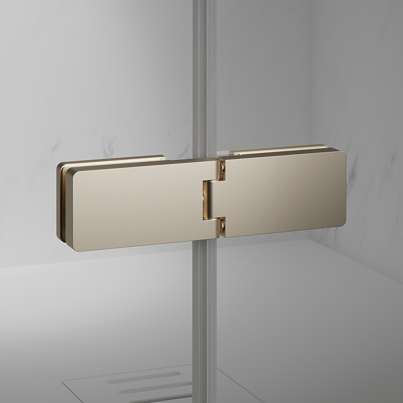 Factory Customized Hinged Semi-Frameless Rectangular Corner Shower Enclosure TW08-L-31