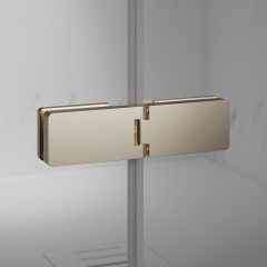 Factory Customized Hinged Semi-Frameless Rectangular Corner Shower Enclosure TW08-L-31
