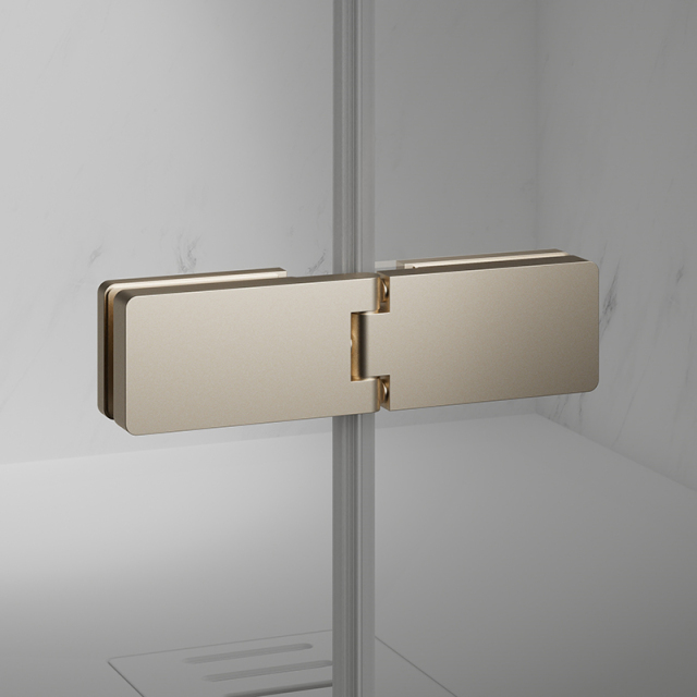 Factory Customized Hinged Semi-Frameless Rectangular Corner Shower Enclosure TW08-L-31