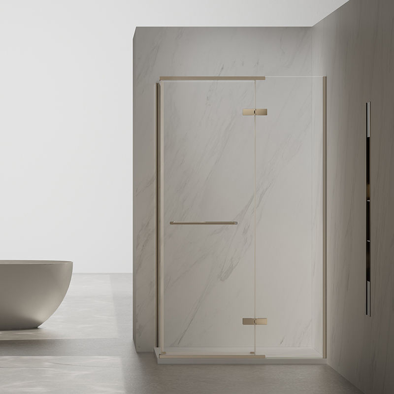 Factory Customized Hinged Semi-Frameless Rectangular Corner Shower Enclosure TW08-L-31