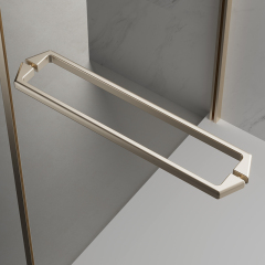 Factory Customized Hinged Semi-Frameless Rectangular Corner Shower Enclosure TW08-L-31