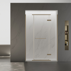 Wholesale Manufacturer Hinged Semi-Frameless Glass Shower Enclosure TW08-S-31