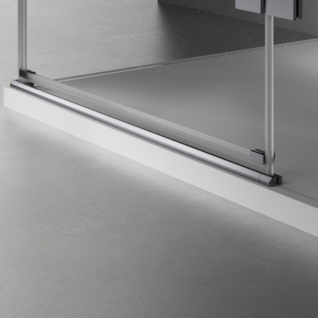 China Wholesale Factory Hinged Semi-Frameless Corner Shower Door TW09-L-31