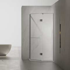 Factory Supply Quality Assurance Hinged Corner Shower Enclosure Brush Gray TW09-D-31