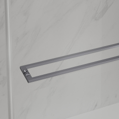 China Wholesale Factory Hinged Semi-Frameless Corner Shower Door TW09-L-31