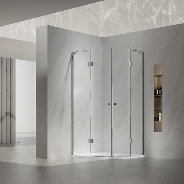 Quality Wholesale Unique Design Double Quadrant Corner Shower Doors TW11-R-42