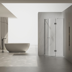 Quality Wholesale Unique Design Double Quadrant Corner Shower Doors TW11-R-42