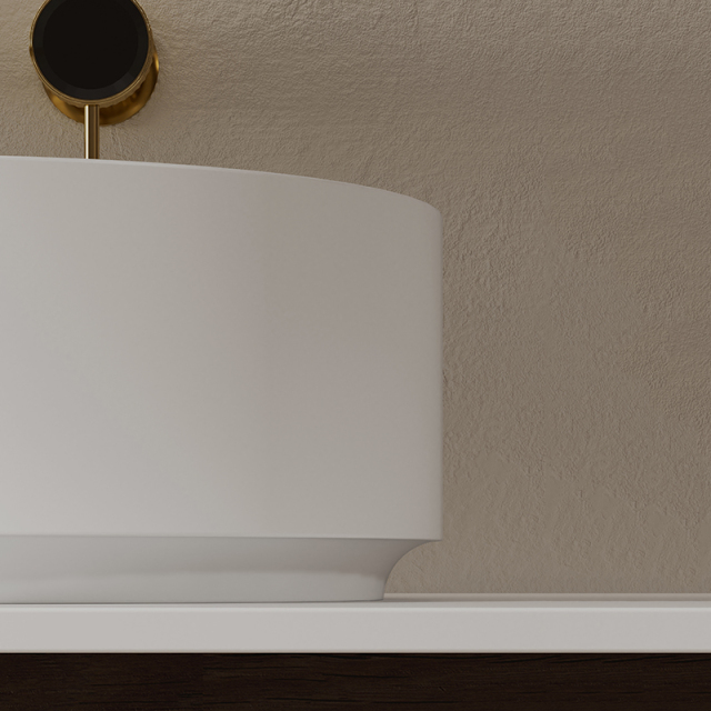 China Wholesale Factory Artificial Stone Oval Counter Top Basin XR-A001