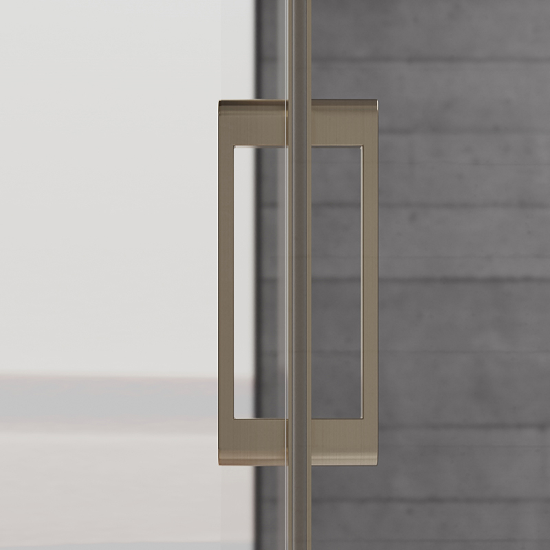 China Wholesale Factory Stainless Steel Sliding Corner Shower Enclosure TW16-L-31