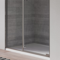 Hot Style Wholesale Pivot Stainless Steel Alcove Shower Door TW22-S-21