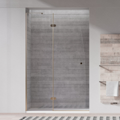 China Wholesale Factory Semi-Frameless Hinged Alcove Shower Enclosure TW10-ZS-21