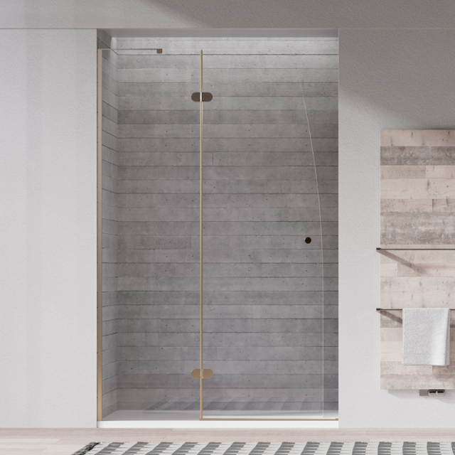 China Wholesale Factory Semi-Frameless Hinged Alcove Shower Enclosure TW10-ZS-21