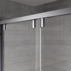 Wholesale Manufacturer Sliding Semi-Frameless Glass Shower Door TW19-S-22