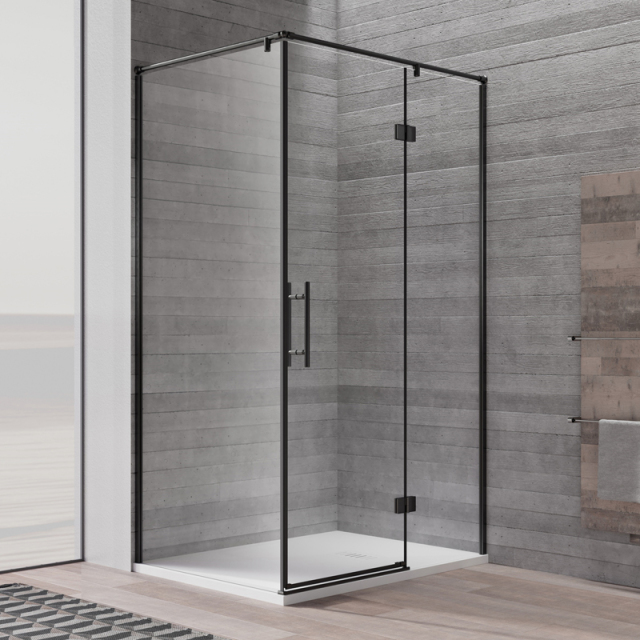 Wholesale Price Stainless Steel Hinged Corner Shower Enclosure TW12-L-31