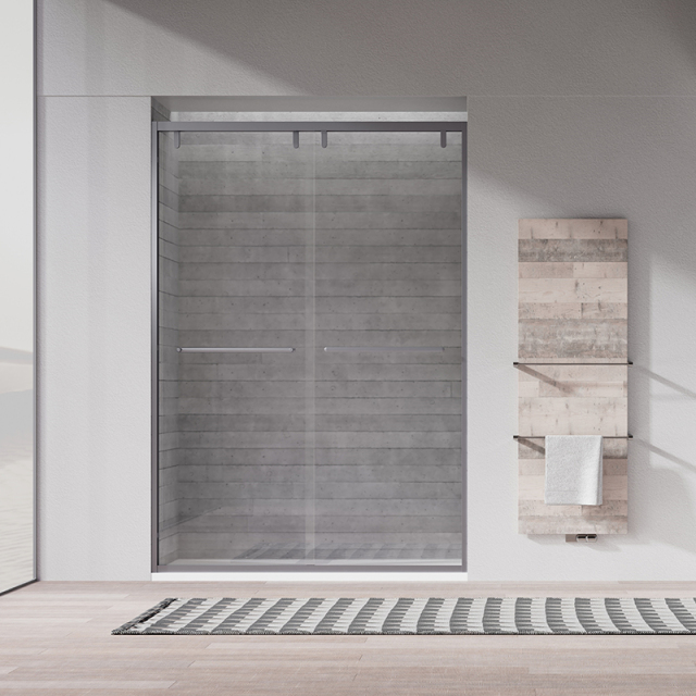 Wholesale Manufacturer Sliding Semi-Frameless Glass Shower Door TW19-S-22