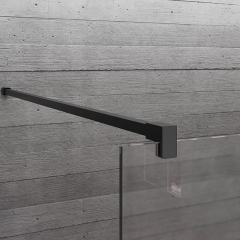 Wholesale Price Single Glass Shower Enclosure Satin Black TW18-AS-11