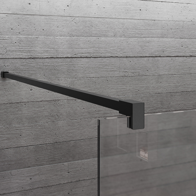 Wholesale Price Single Glass Shower Enclosure Satin Black TW18-AS-11