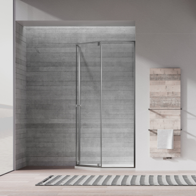 Factory Directory Hinged Neo Angle Shower Doors TW13-D-31