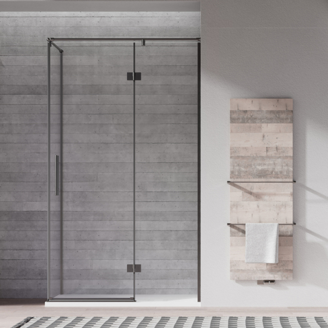 Wholesale Price Stainless Steel Hinged Corner Shower Enclosure TW12-L-31