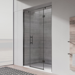 Factory Wholesale Stainless Steel Hinged Shower Enclosure TW12-S-31