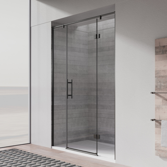 Factory Wholesale Stainless Steel Hinged Shower Enclosure TW12-S-31