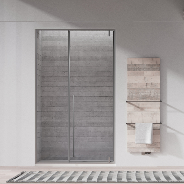 Factory Supply Quality Assurance Slim Pivot Alcove Shower Door TW15-KS-21