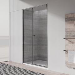 Factory Supply Quality Assurance Slim Pivot Alcove Shower Door TW15-KS-21