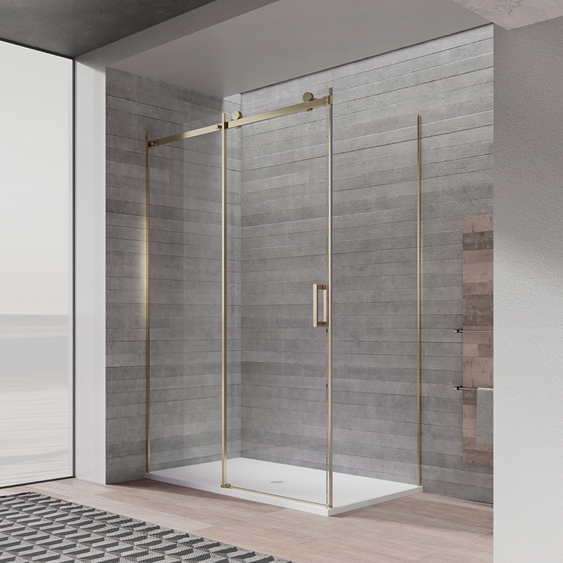 China Wholesale Factory Stainless Steel Sliding Corner Shower Enclosure TW16-L-31