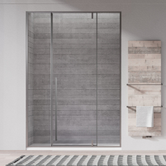 Hot Style Wholesale Pivot Stainless Steel Shower Door TW15-S-31