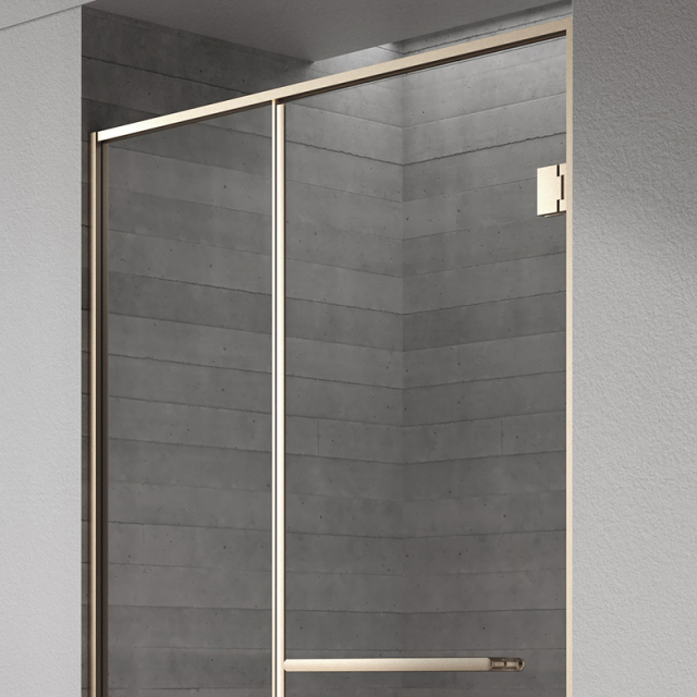 Factory Wholesale Hinged Framed Glass Shower Door TW21-S-21