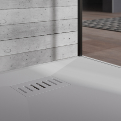 Wholesale Price Single Glass Shower Enclosure Satin Black TW18-AS-11