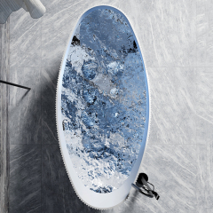 Quality Wholesale Unique Design V Groove Fluted Bubble Constant Temperature Heated Massage Bathtub TW-8308M