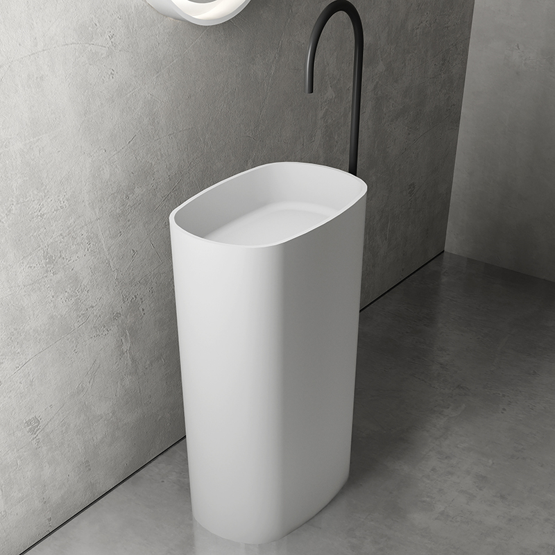 Hot Style Wholesale Solid Surface Freestanding Bathroom Sink TW-Z326