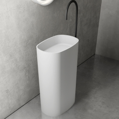 Hot Style Wholesale Solid Surface Freestanding Bathroom Sink TW-Z326