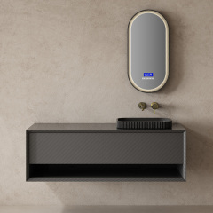 Popular Wholesale Designer Carbon Fiber Floating Bathroom Vanity Unit MC-V9983