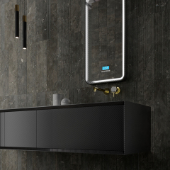 Wholesale High End Quality Carbon Fiber Wall Mounted Bathroom Vanity Unit MC-V9966