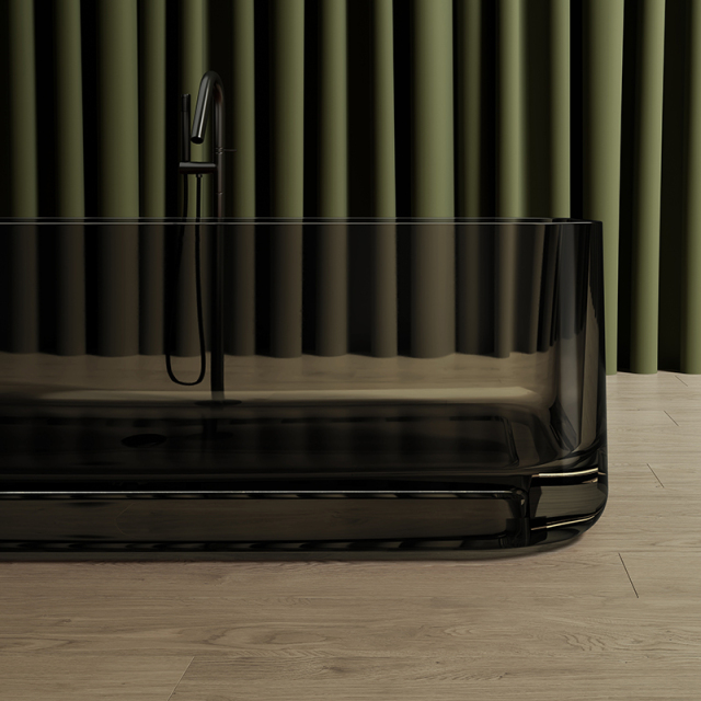 Hot Style Wholesale Freestanding Rectangular Transparent Bathtub MR-T88862