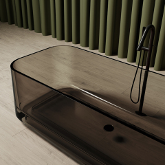 Hot Style Wholesale Freestanding Rectangular Transparent Bathtub MR-T88862