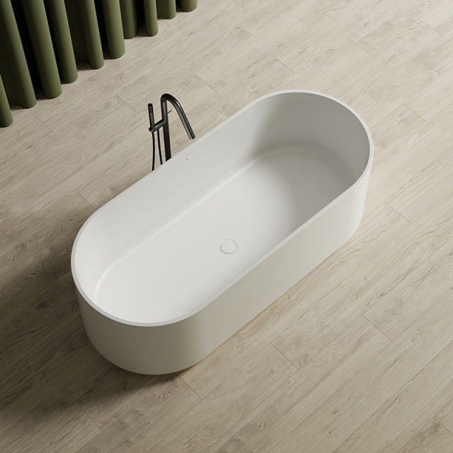 Factory Supply Quality Assurance Freestanding Oval Solid Surface Bathtub MR-88861