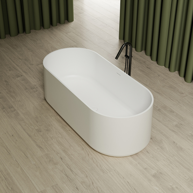 Factory Supply Quality Assurance Freestanding Oval Solid Surface Bathtub MR-88861