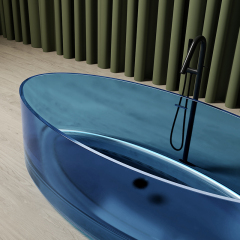 Wholesale Fashion Freestanding V Groove Transparent Bathtub MR-T88867