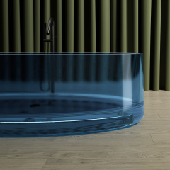 Wholesale Fashion Freestanding V Groove Transparent Bathtub MR-T88867
