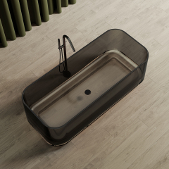 Hot Style Wholesale Freestanding Rectangular Transparent Bathtub MR-T88862