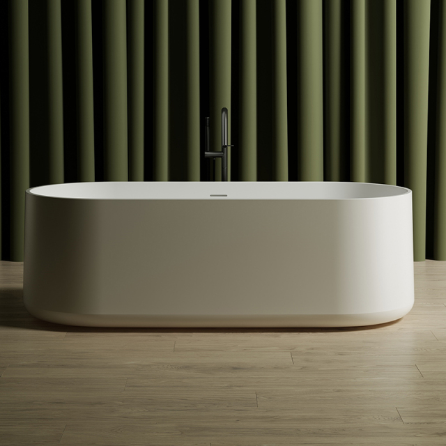 Factory Supply Quality Assurance Freestanding Oval Solid Surface Bathtub MR-88861