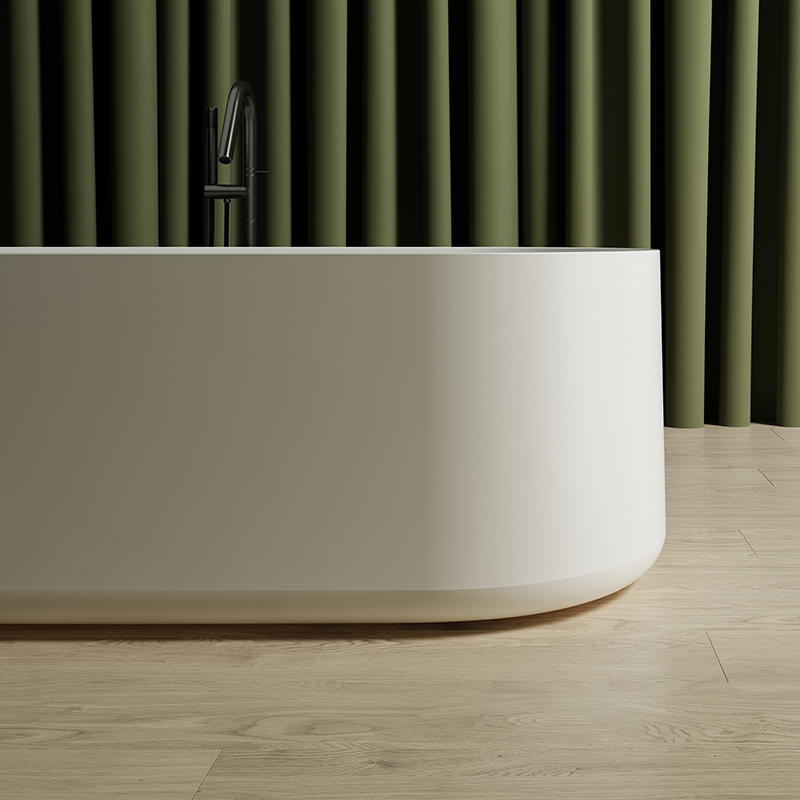 Factory Supply Quality Assurance Freestanding Oval Solid Surface Bathtub MR-88861