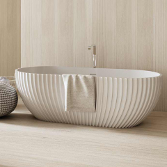 Wholesale Price Oval Freestanding Fluted Bathtub MR-88871