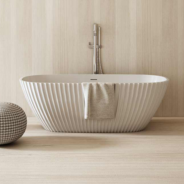 Factory Wholesale Freestanding Fluted Bathtub MR-88872