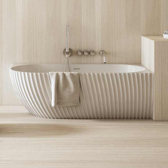 Factory Supply Quality Assurance Freestanding Fluted Corner Bathtub MR-88873