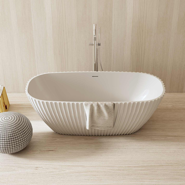 Factory Wholesale Freestanding Fluted Bathtub MR-88872