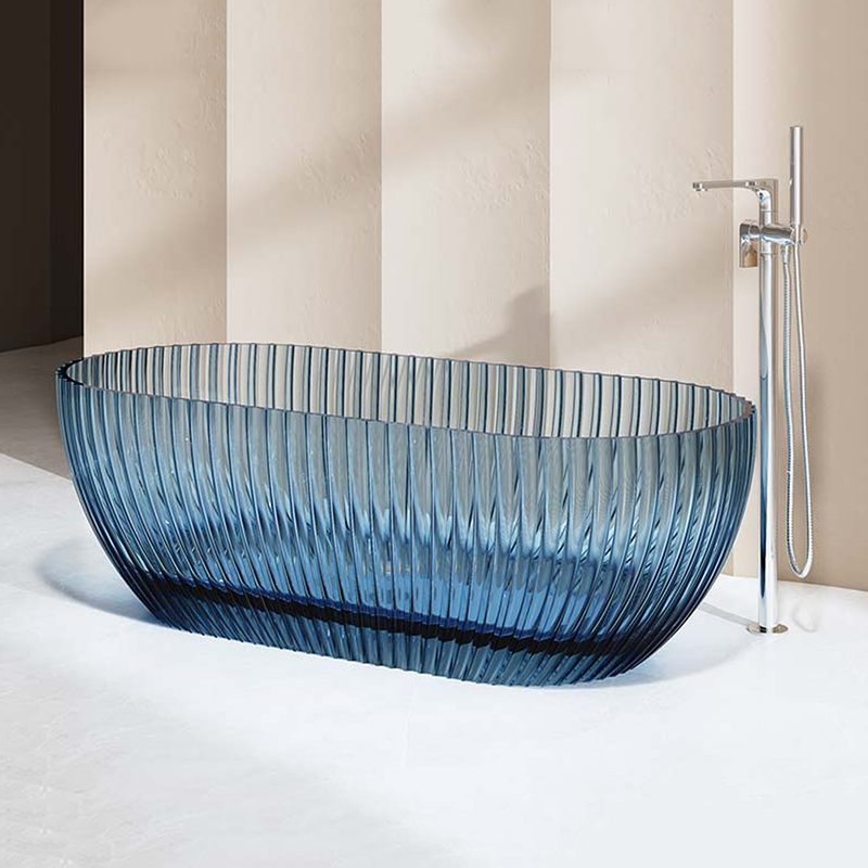 Factory Wholesale Freestanding Fluted Transparent Bathtub MR-T88871